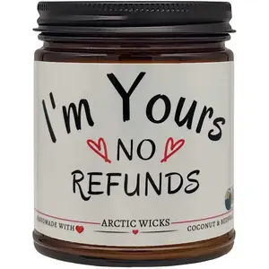 I'm Yours No Refund - Love Spell - 9oz Coconut & Beeswax Non-Toxic Candles