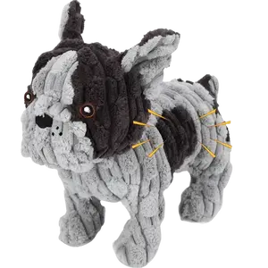 Plush Bulldog Toy That Is Durable, Squeaky, Great for Nervous Dogs