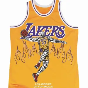 Lotas Laker King James Champ #23 Basketball Jersey ALL OVER PRINT
