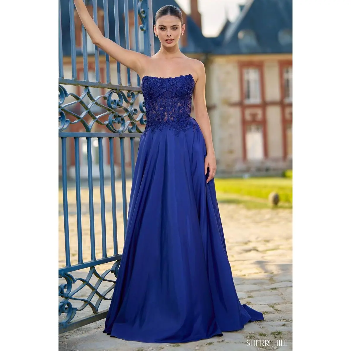 Sherri Hill Illusion Lace Prom Dress 56912