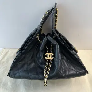 Pre-owned CHANEL Caviar Quilted Small 25 Handbag Black | 19795386WWLHD