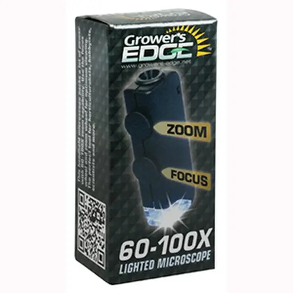 Grower's Edge Illuminated Microscope 60x - 100x