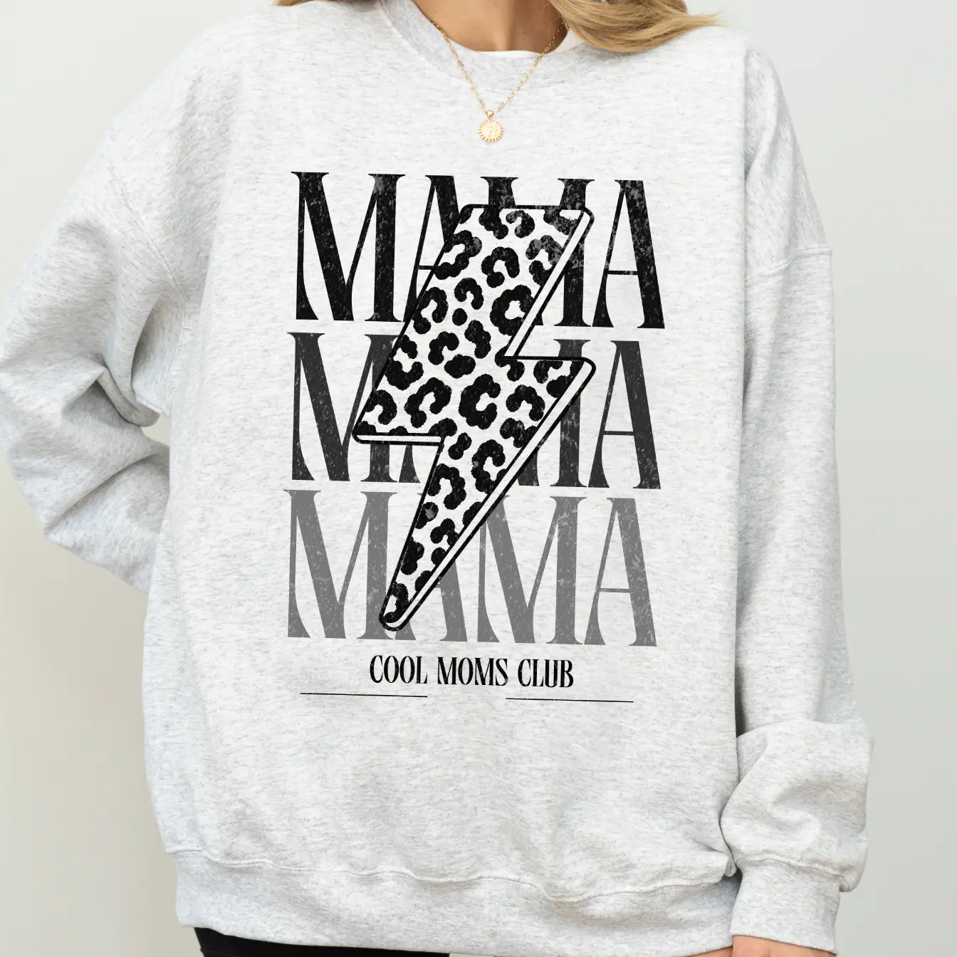 Mama Trendy Lightning Sweatshirt or T-Shirt, DTG Printed