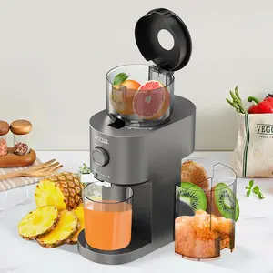 Cold Press Juicer, 5.12" Wide Feed Chute Juice Extractor Machine, High Juice Yield, Slow Masticating Juicer ，Dual Speeds Centrifugal Extractor Machines for Fruits And Veggies,, Easy to Clean
