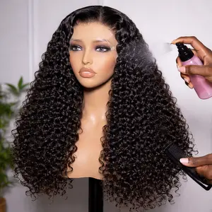 Luxury deep wave curly wig