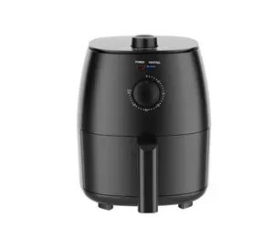 Mainstays 2.2 Qt Air Fryer in Arctic Black with Non-Stick Basket