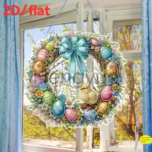 DIY Acrylic Pendant Necklace, Easter Egg Design Jewelry Making Kit, Perfect Gift for Women & Girls, Easy Craft Project