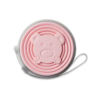 Silicone Foldable Travel Cup, Reusable Collapsible Mug, Portable Outdoor Camping Cup, Small Backpack Friendly Drinkware