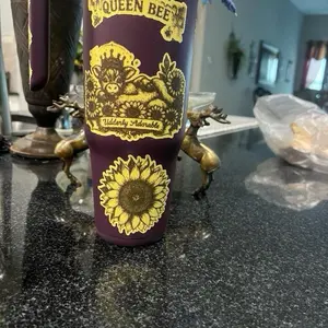 Purple and Yellow Reduce 40oz Sunflower Design Eco-Friendly Reusable Bottle various occasion perfect gift