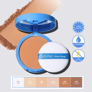 Long-Lasting Oil Control Concealer Powder, Waterproof Lightweight Natural Makeup Finish, Covers Facial Imperfections and Blemishes, Setting Powder for Flawless Look, Ideal for Daily Wear and On-the-Go Touch-Ups