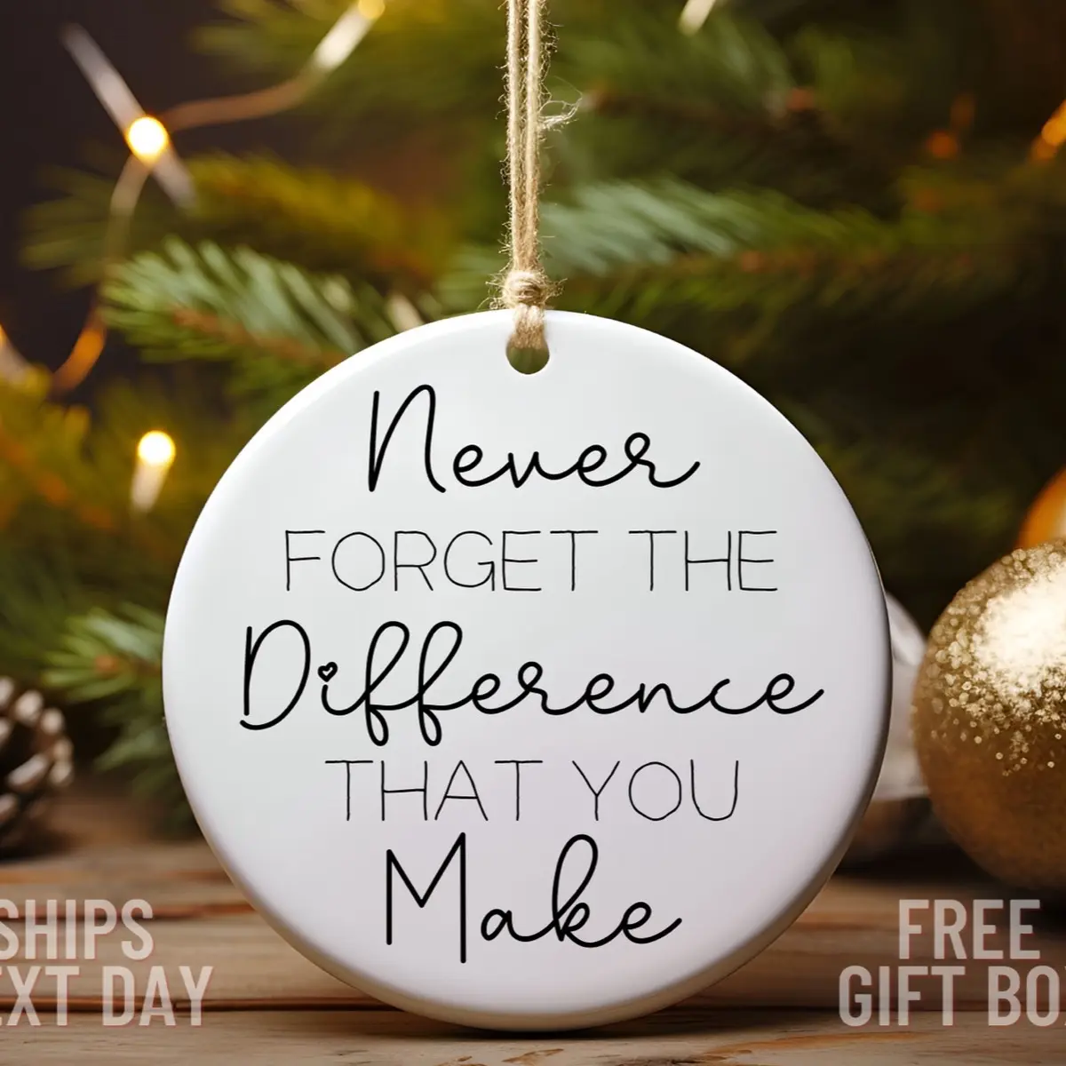 Personalized Coworker Gift Christmas Ornament, friends gifts for Christmas Tree Decoration Decor