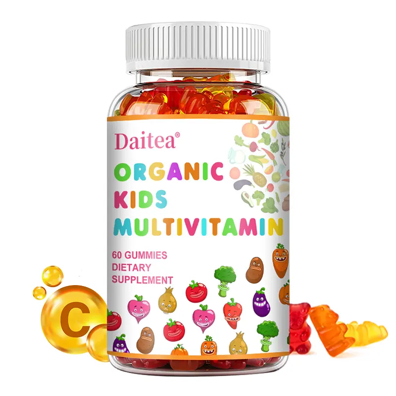 Daitea Children's Multivitamin Health Gummies - Support Immune Health,Supports energy and vitality, 60 Gummies