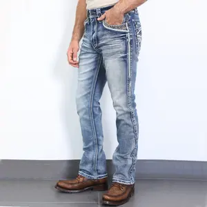 PLATINI JEANS Cowboy Denim Jeans 10261 Light Blue for Men