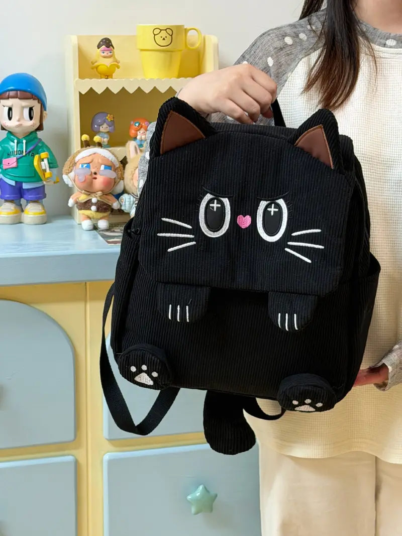 black cat backpack - TikTok Shop display picture 3