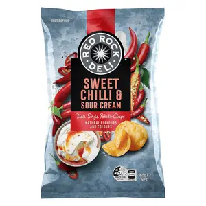 Australian Red Rock Deli Potato Chips Sweet Chilli And Sour Cream 3.17 oz (90g)