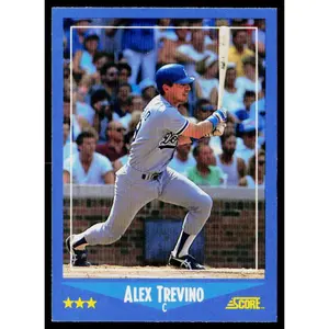Alex Trevino 1988 Score #182 Los Angeles Dodgers