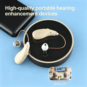 Aids for Adults – Discreet In-Ear Sound Amplification, Rechargeable, No Prescription