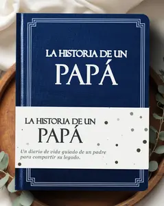 Diario Guiado Personalizado Papa, comparte tu historia conmigo (Tapa Dura)
