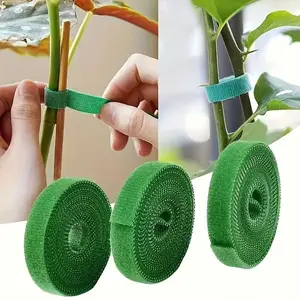 6 Piece Plant Tie Straps Reusable Adjustable Garden Support Fasteners Hook Loop Tape Ideal for Home Gardening Accessories