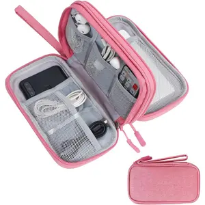 Organizer Travel Case -  Travel Cord Pouches for Organization,  Organizer, -in- Double Layers Storage Bag for Accessories, Charger, ,