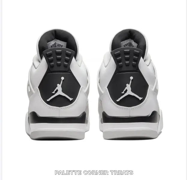 White Grey Black Leather Mid-Top Retro Basketball Shoe | White Cement Colorway Streetwear Sneaker