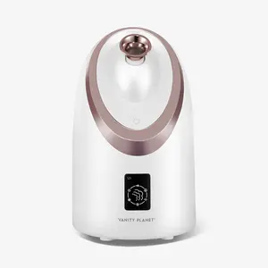 Vanity Planet Senia Hot and Cold Smart Facial Steamer - 6-in-1 Pore Suction Tool for Cleansing Soothing & Blackhead Removal