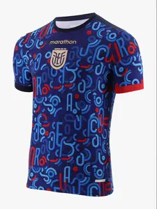 Fast Ship 5-7 Days - Ecuador 2024 Pre-Match Soccer Jersey - Sport Menswear, Football Top - Marathon