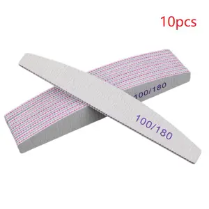 Double-sided Nail File, 10pcs/set Portable Nail File Kit, Professional Manicure Tool for Women & Girls, Nail Care Tool