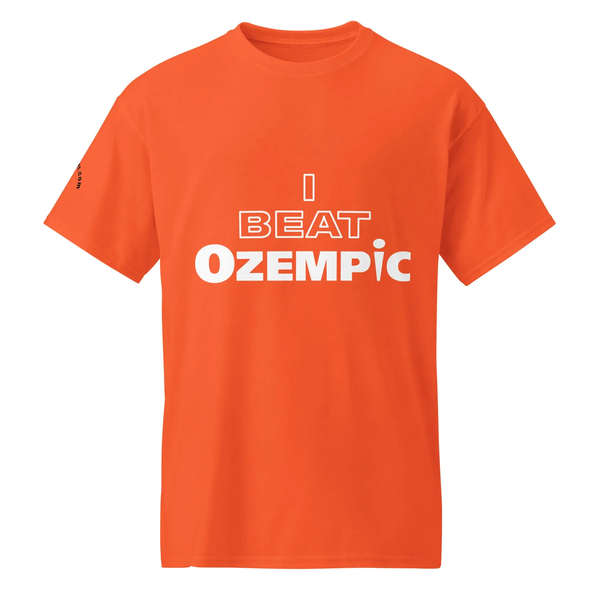 Men's I Beat Ozempic Graphic T-Shirt, Casual Daily Wear Cotton Top