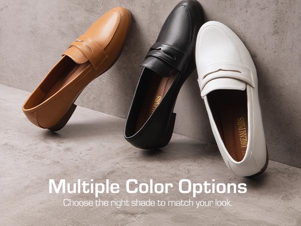 Round Toe Slip-on Penny Loafers