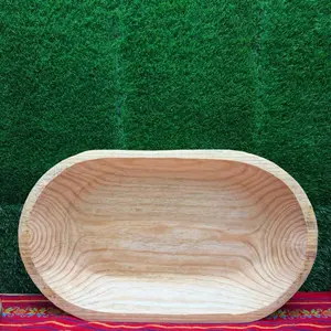 Batea Pine-Based Oval 23In Defecto (Set 1 Piece).