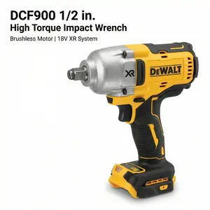 DEWALT DCF900 Brushless Cordless Impact Wrench, 18V-20V MAX, High Torque High Power Tool for DIY Tasks