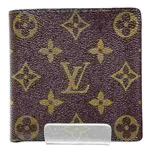 Pre-owned Louis Vuitton Canvas Small Leather Goods Monogram Bifold Wallet