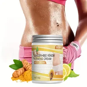 Hot Sweat Cream 100g – Warming & Moisturizing Body Cream with Hyaluronic Acid & Ginger Extract, Non-Greasy, for Arms, Thighs & Belly