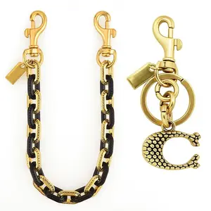 Vintage Bag Strap Extender Chain, Mixed Color Personality Bag Chain, Handbag Wallet Belt Clip, Jeans Chain Pendant, Decorative Chain