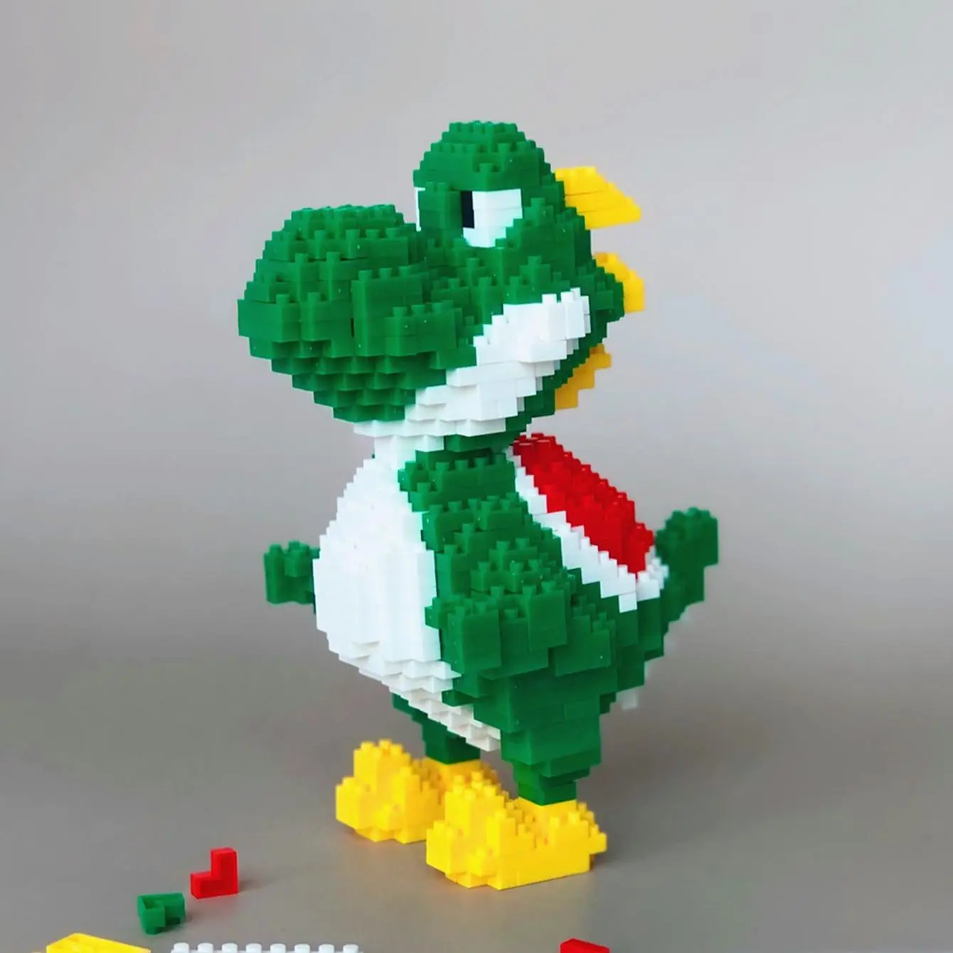 Cartoon Dinosaur Design Building Blocks Toy, 550pcs/set Creative Diy 3d Assembled Educational Puzzle Toy, Suitable for Home Desktop Decoration, Christ