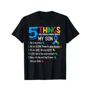 Autism Awareness Support TShirt For Parents Of Autistic Children