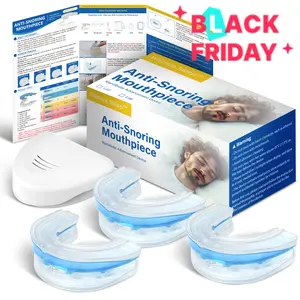 Willnice Anti-Snoring Mouthpiece for Snoring Relief, FDA Cleared, Customizable Jaw Support, Effective Solution for Men & Women, Black Friday Flash Sale