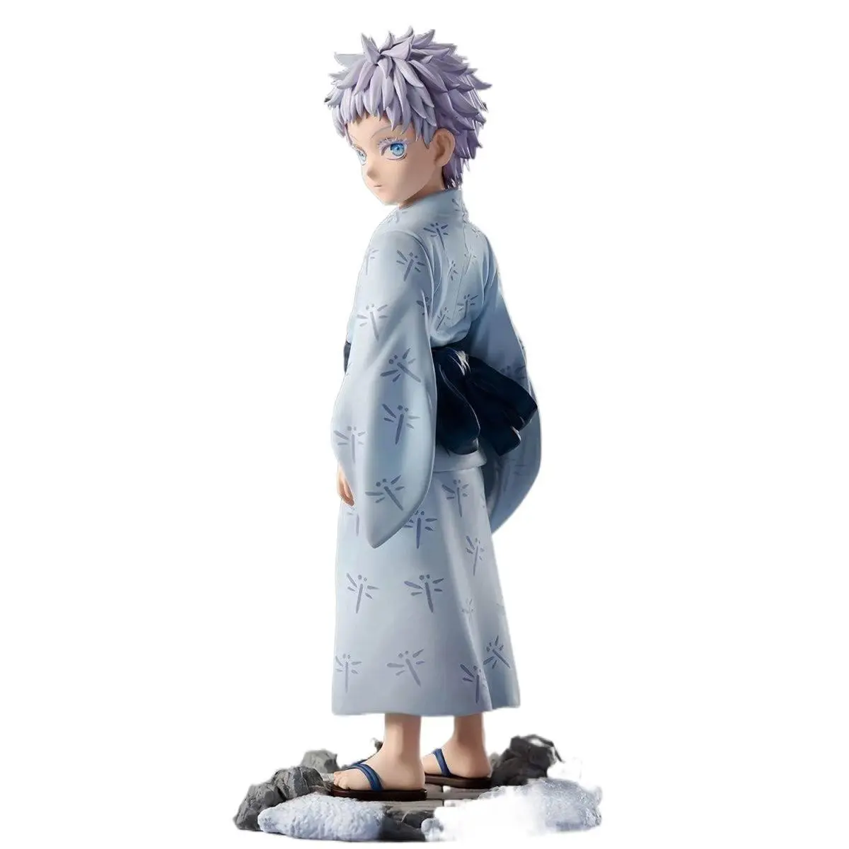 Anime Jujutsu Kaisen Kid Gojo Satoru Kimono Figure 18cm PVC Collectible Model