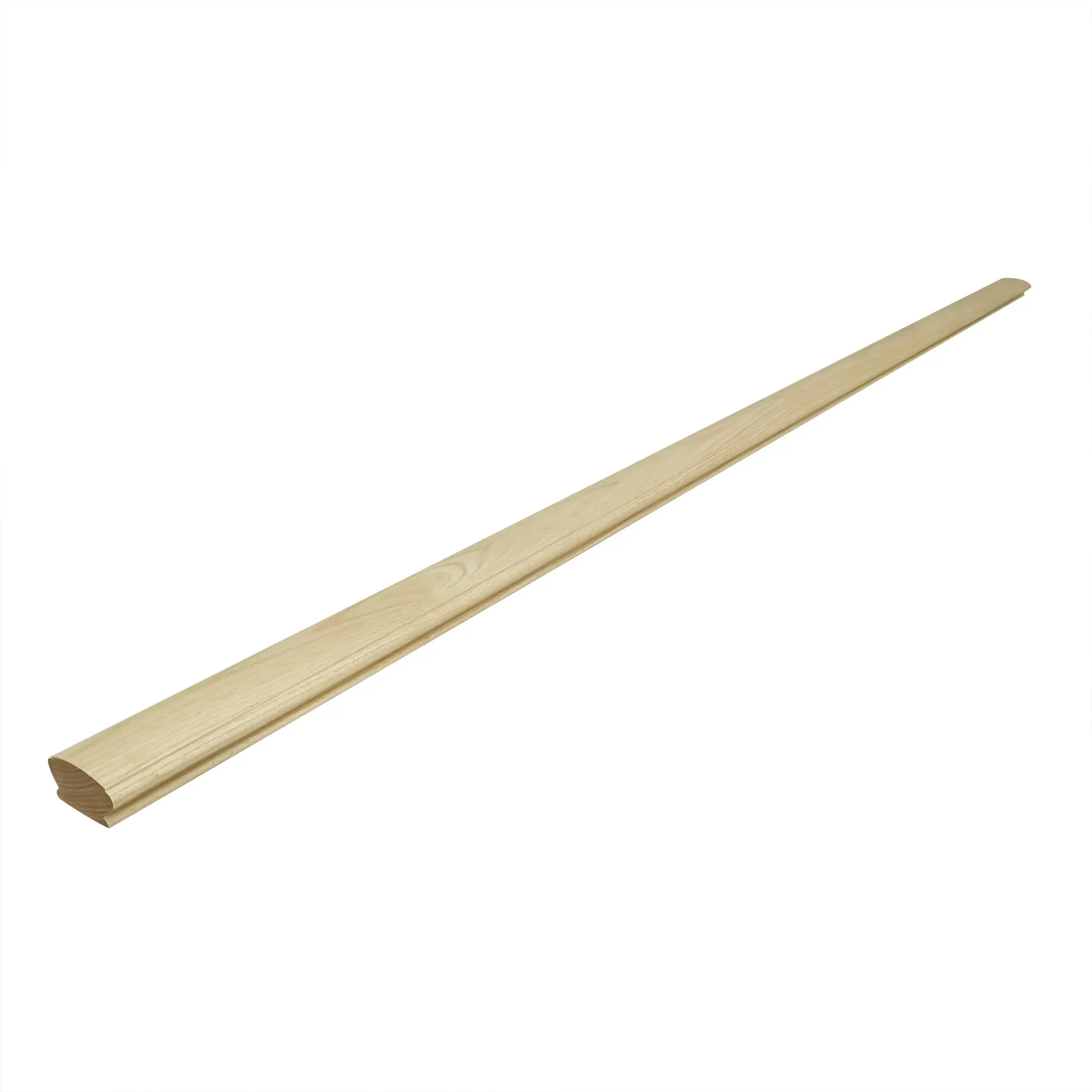 120inch Red Oak Stair Handrail Wooden Railing Durable Indoor Staircase 6111-HAND RAIL -120X3.54X1.57inch