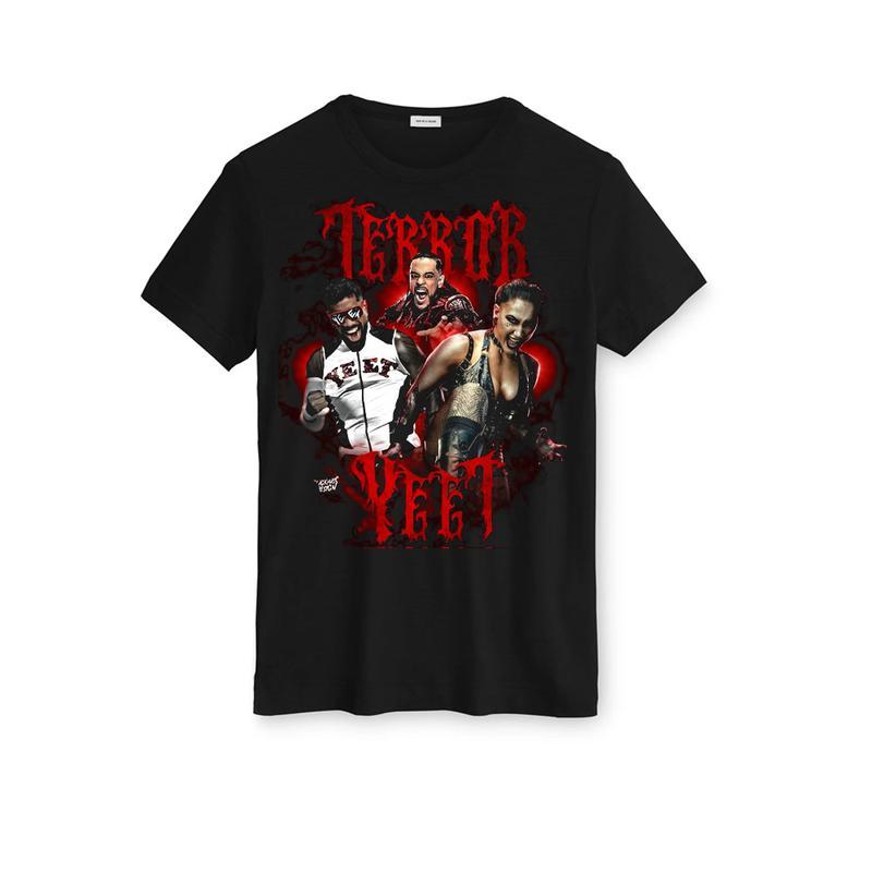 Jey uso Damian Priest & Rhea Ripley T-shirt Shirt All Seasons, Vintage - Womenswear, Fashion Full Colors, Full Sizes, For Men, For Women