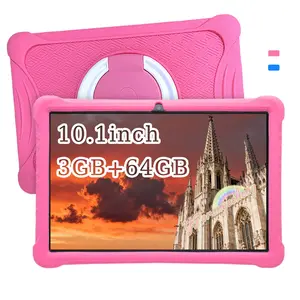 10.1-inch Android Tablet, Kids Educational Learning Tablet, Supports Reading, Movies, Internet and More, iWAWA Education Software, Parental Control, WiFi, HD Screen, No Adapter Needed, Blue/Pink Available, Perfect Holiday Gift