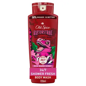 Old Spice Body Wash for Men, Raptorstrike, Long Lasting Lather, for All Skin Types, 24 Fl Oz Procter & Gamble