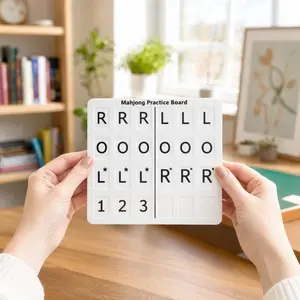 Portable Mahjong Practice Board for Strategy Training and Hand Arrangement Learning