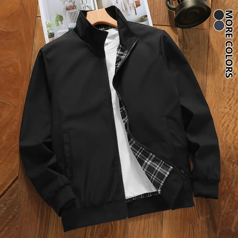 Men’s spring/autumn jacket suitable for hiking, cycling, camping, and other outdoor activities—an everyday commuting jacket for casual outdoor wear.