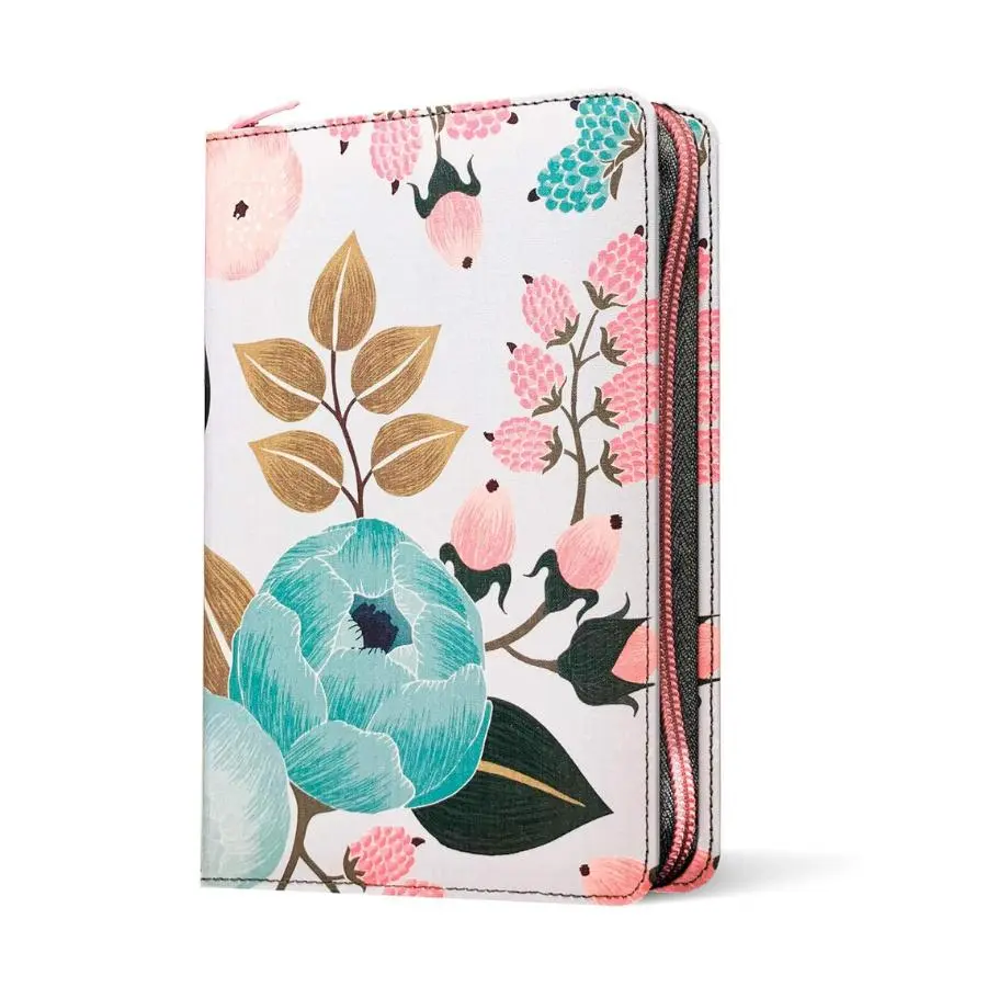 NLT Compact Zipper Bible - Cloth Bound, Filament Enabled Book for Daily Reading, Enhanced Reading, On-the-Go Use, On-The-Go Reading