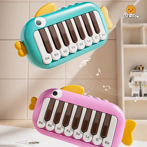 GOFMOON Mini Pocket Handheld Piano Toy - Single Portable Mini Keyboard Instrument, Educational Musical Toy for Children, Ideal Gift for Friends & Classmates, Home Decor & Christmas Decorations