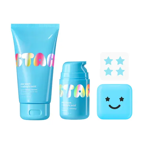 Starface Salicylic Acid Bundle, 2 Skincare + 1 Patch Compact