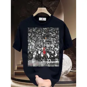 Shop Now 180g Cozy Classic Basketball Sports T-Shirt for Men - Perfect Gift for Him, Ideal for Family & Company Gatherings, Enhance Your Game Style & Comfort - Festive Holiday Edition