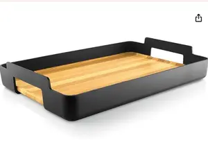 Rectangular Serving Tray Nordic Kitchen | Stylish Serving and Practical Design with Handles | Danish Design, Functionality & Quality